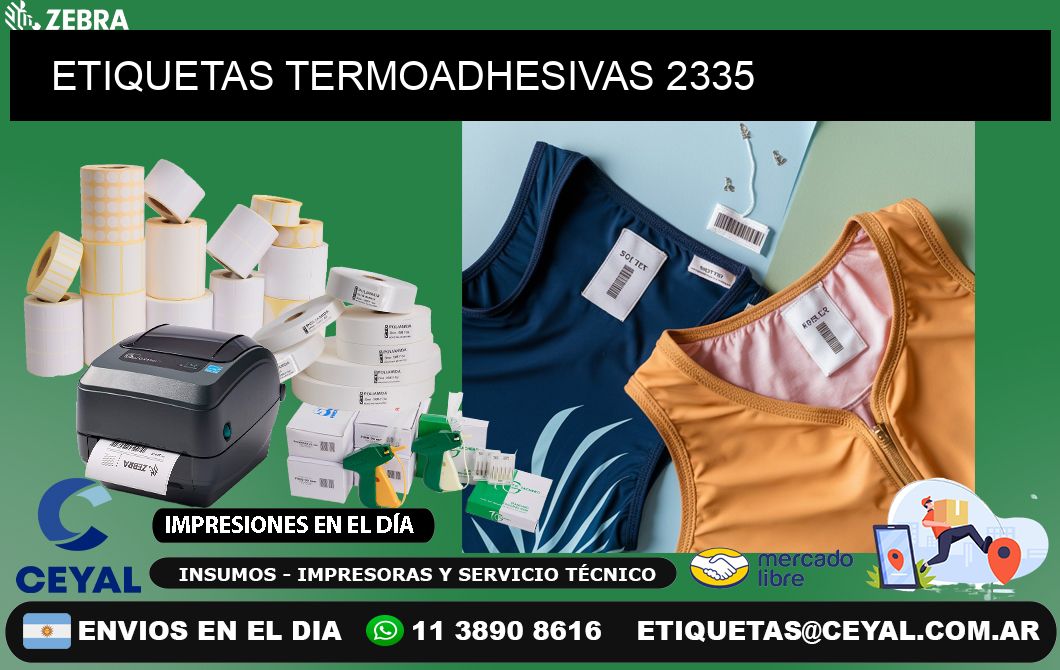 ETIQUETAS TERMOADHESIVAS 2335