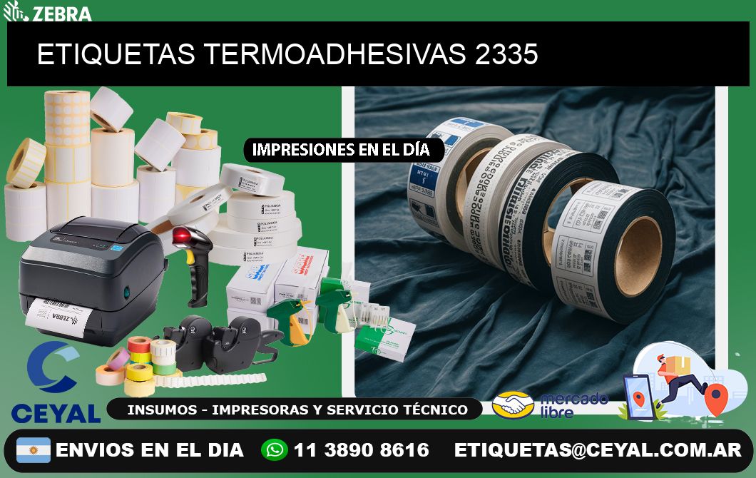 ETIQUETAS TERMOADHESIVAS 2335