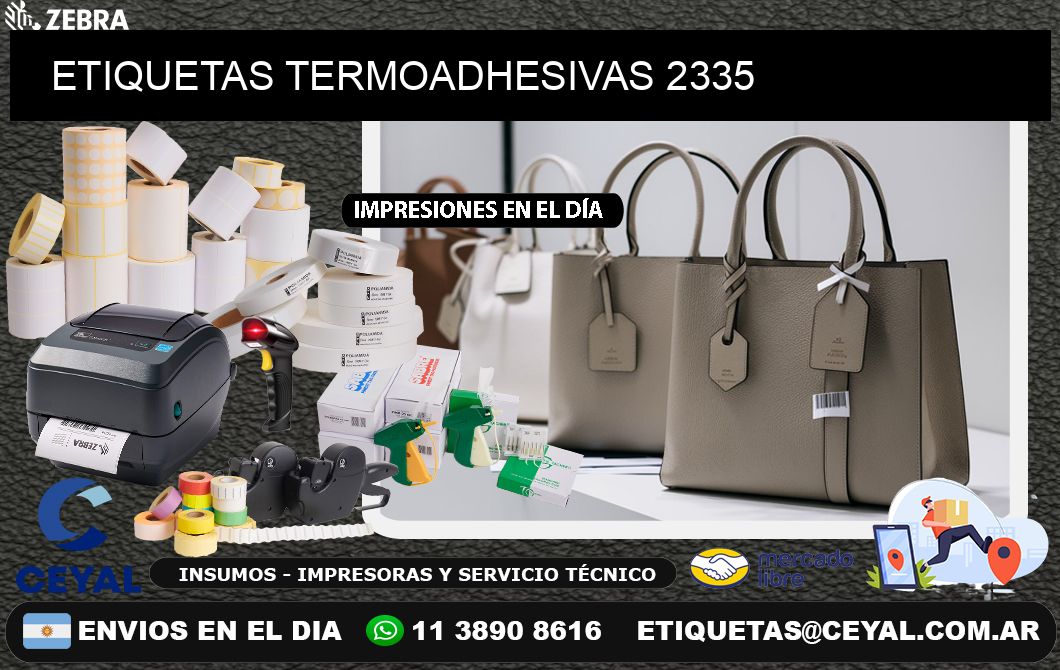 ETIQUETAS TERMOADHESIVAS 2335