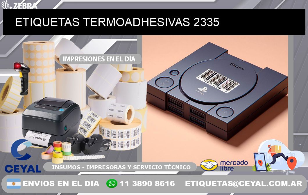 ETIQUETAS TERMOADHESIVAS 2335