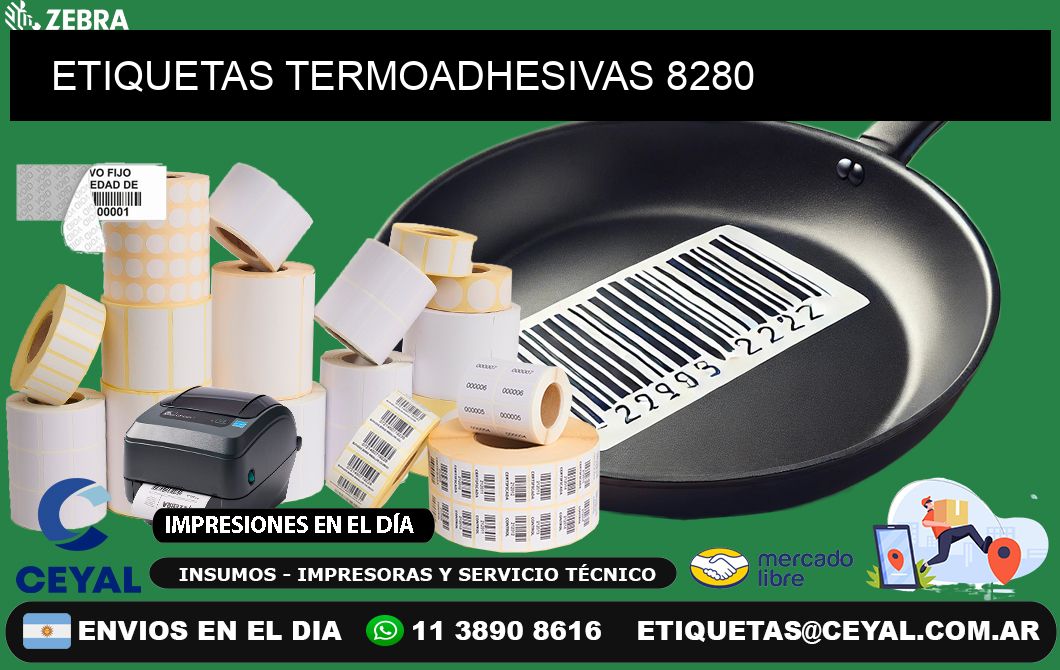 ETIQUETAS TERMOADHESIVAS 8280