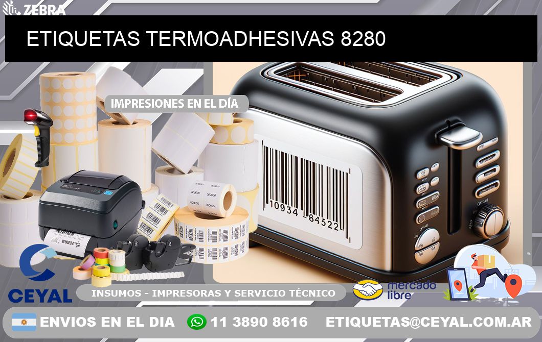 ETIQUETAS TERMOADHESIVAS 8280