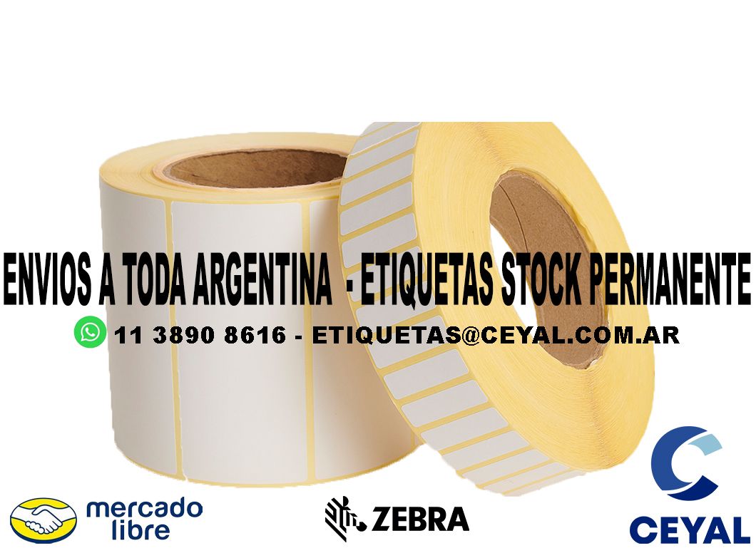 ETIQUETAS TROQUELADAS MERCADOLIBRE 28 x 20