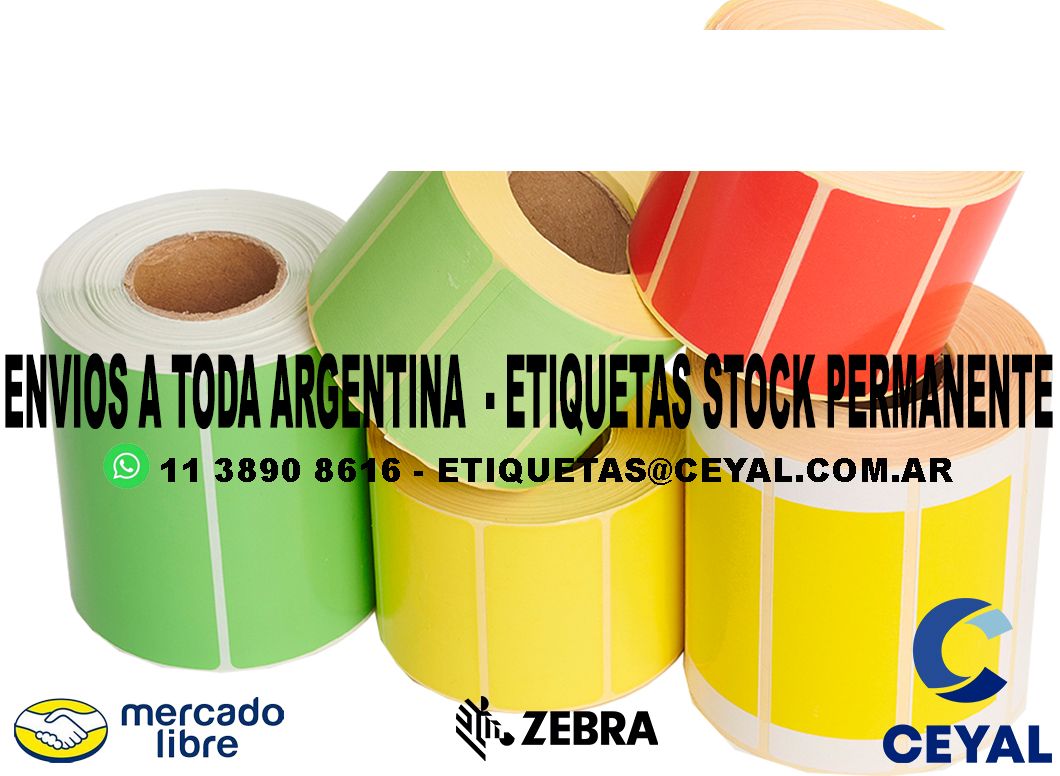 ETIQUETAS TROQUELADAS MERCADOLIBRE 61 x 49
