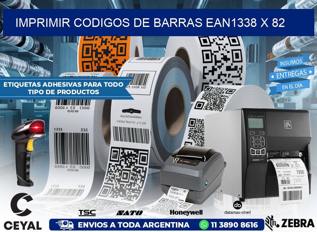 IMPRIMIR CODIGOS DE BARRAS EAN1338 x 82