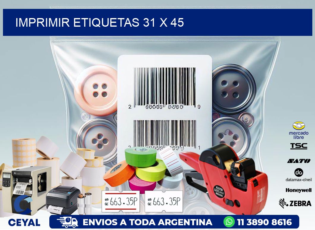 IMPRIMIR ETIQUETAS 31 x 45