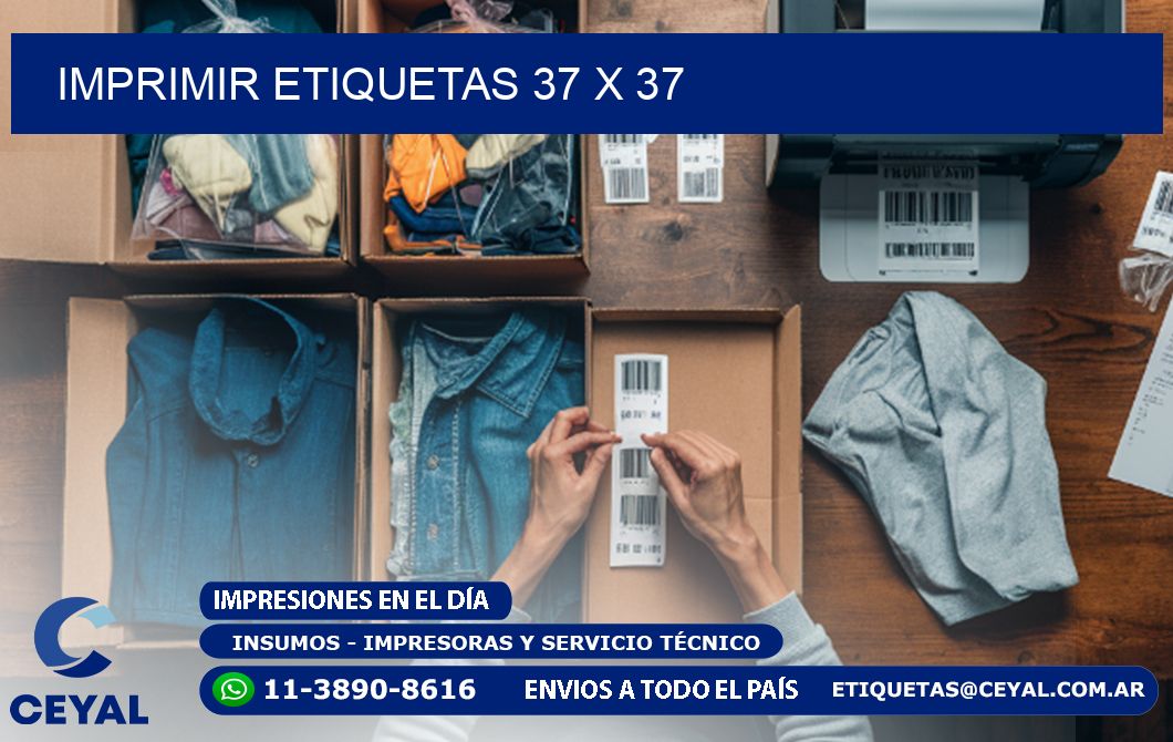 IMPRIMIR ETIQUETAS 37 x 37