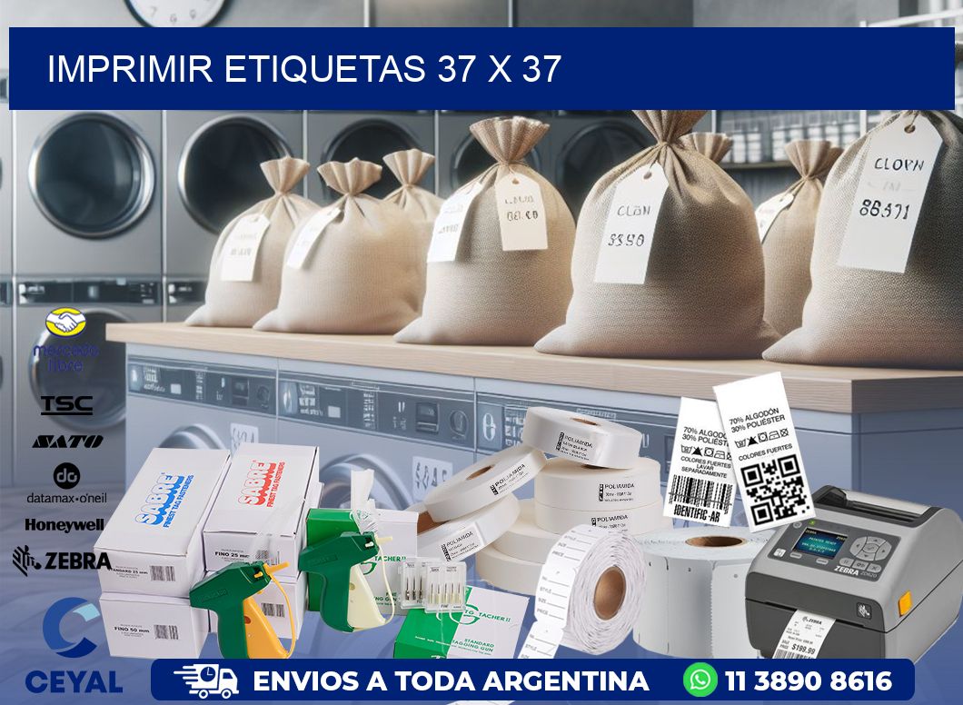 IMPRIMIR ETIQUETAS 37 x 37