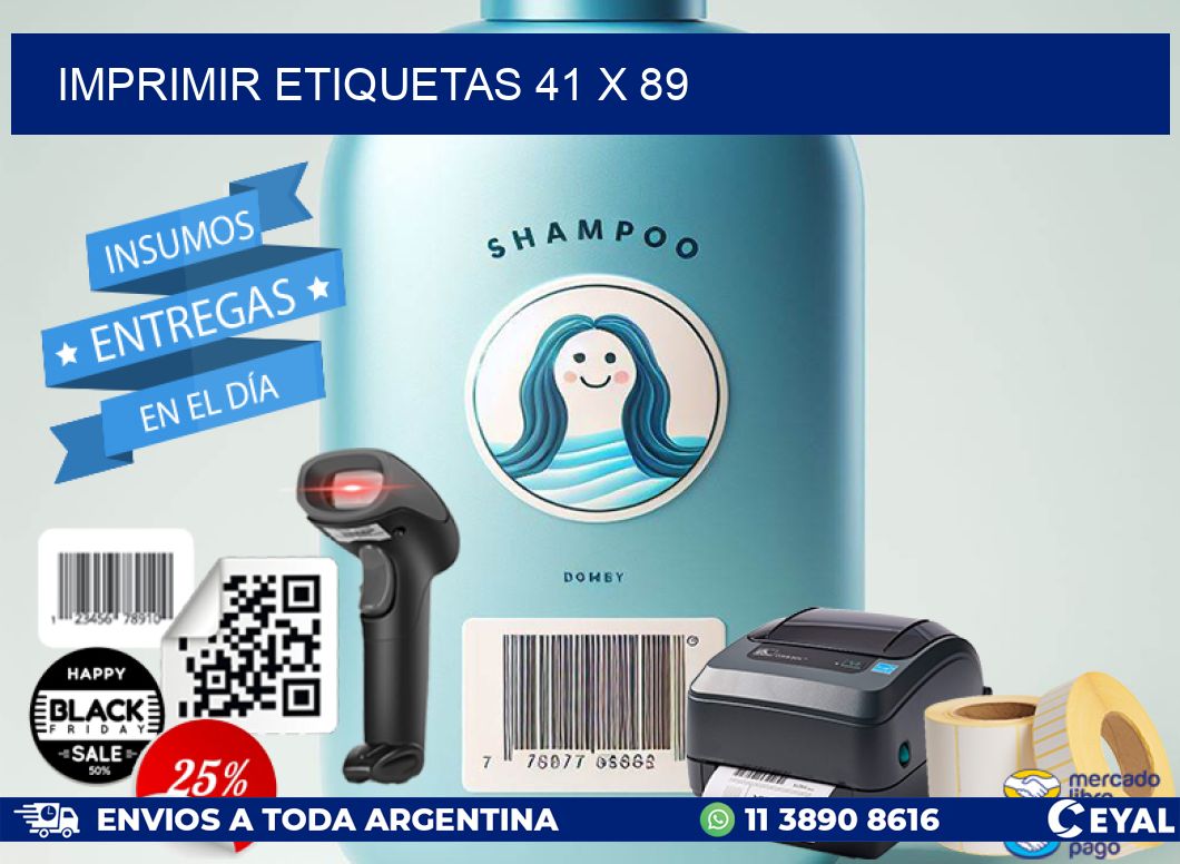 IMPRIMIR ETIQUETAS 41 x 89