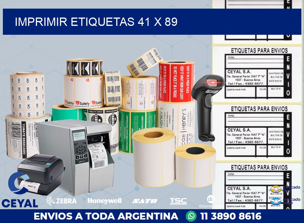 IMPRIMIR ETIQUETAS 41 x 89