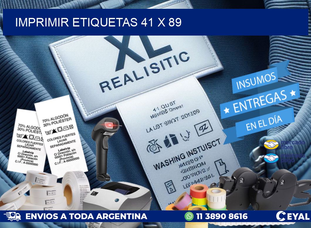 IMPRIMIR ETIQUETAS 41 x 89