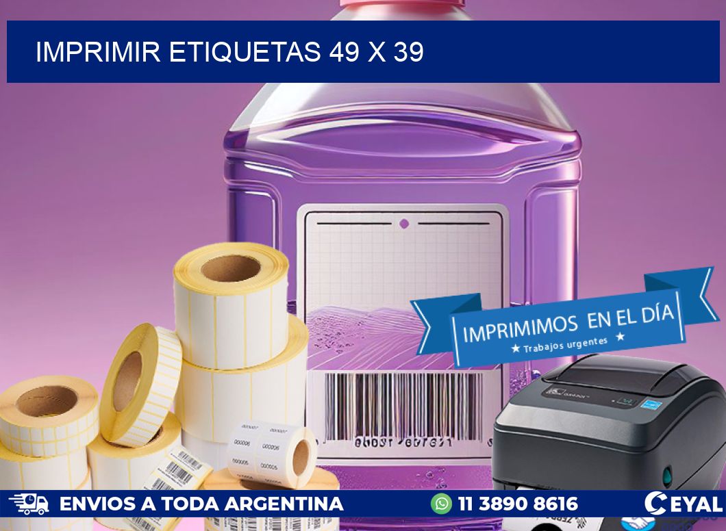 IMPRIMIR ETIQUETAS 49 x 39