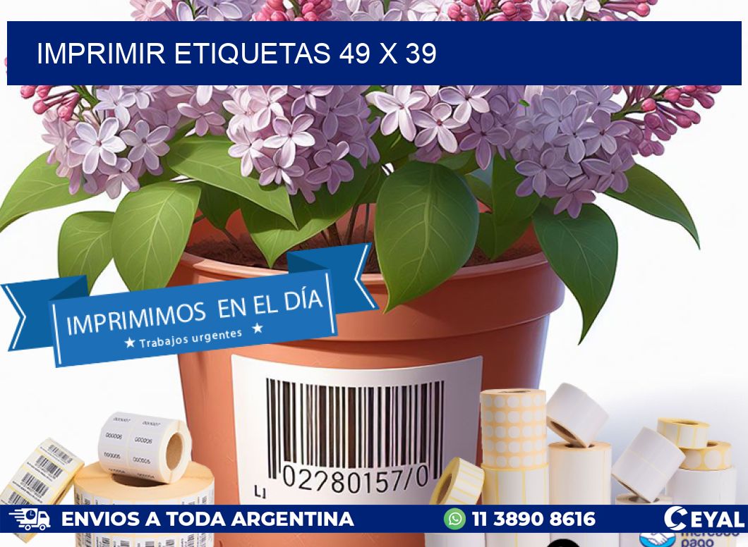 IMPRIMIR ETIQUETAS 49 x 39