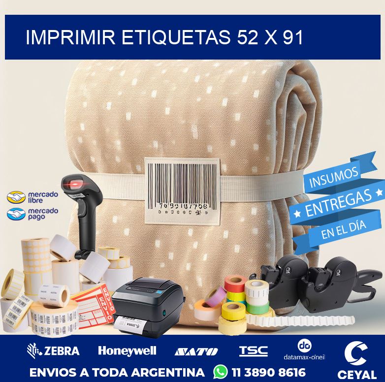 IMPRIMIR ETIQUETAS 52 x 91