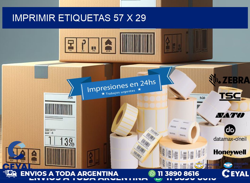 IMPRIMIR ETIQUETAS 57 x 29