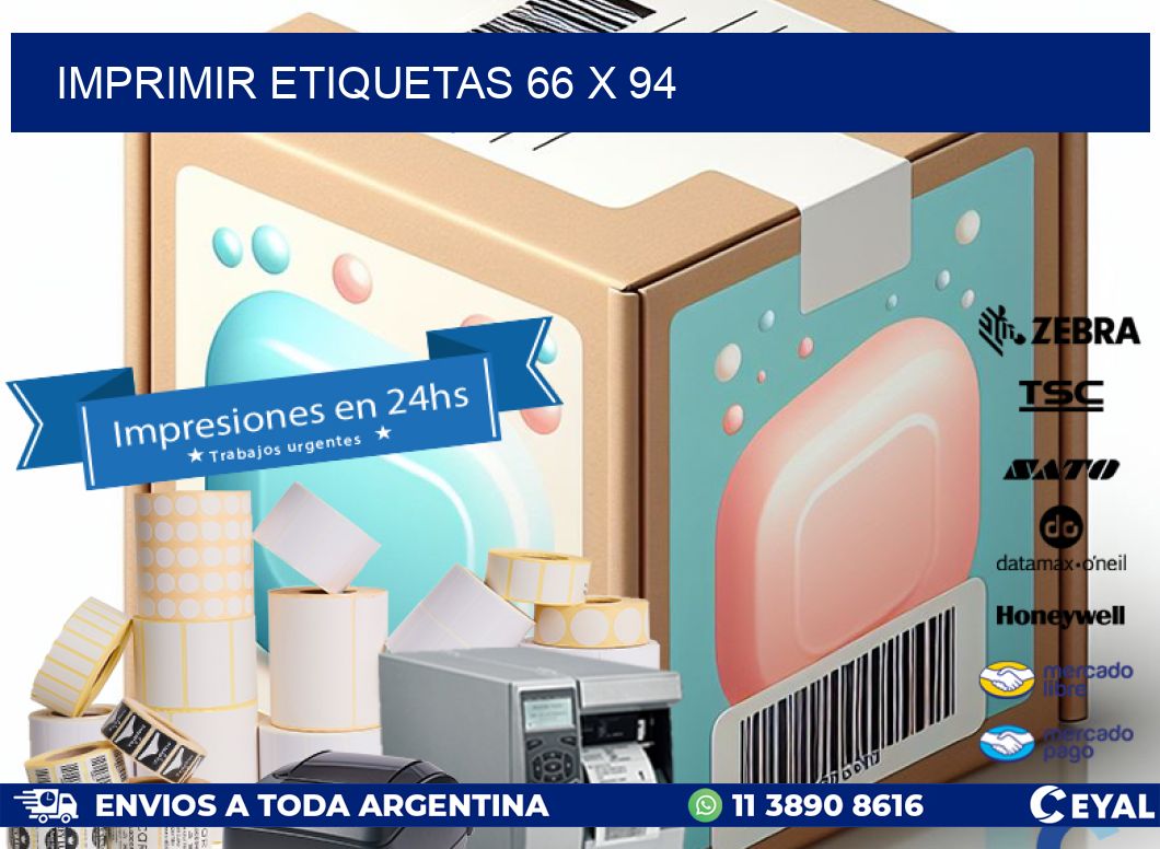 IMPRIMIR ETIQUETAS 66 x 94