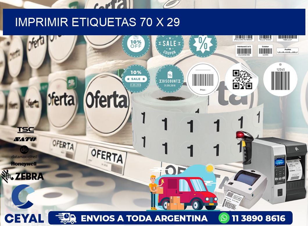IMPRIMIR ETIQUETAS 70 x 29