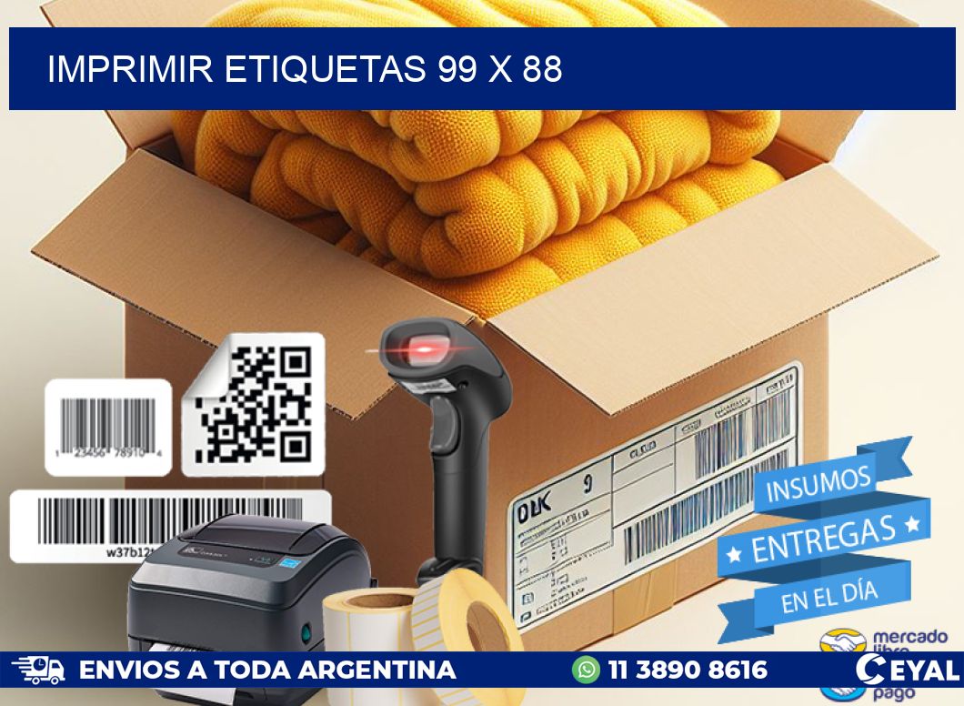 IMPRIMIR ETIQUETAS 99 x 88