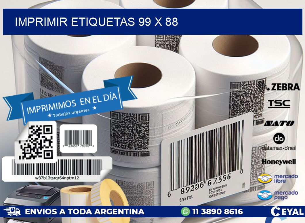 IMPRIMIR ETIQUETAS 99 x 88