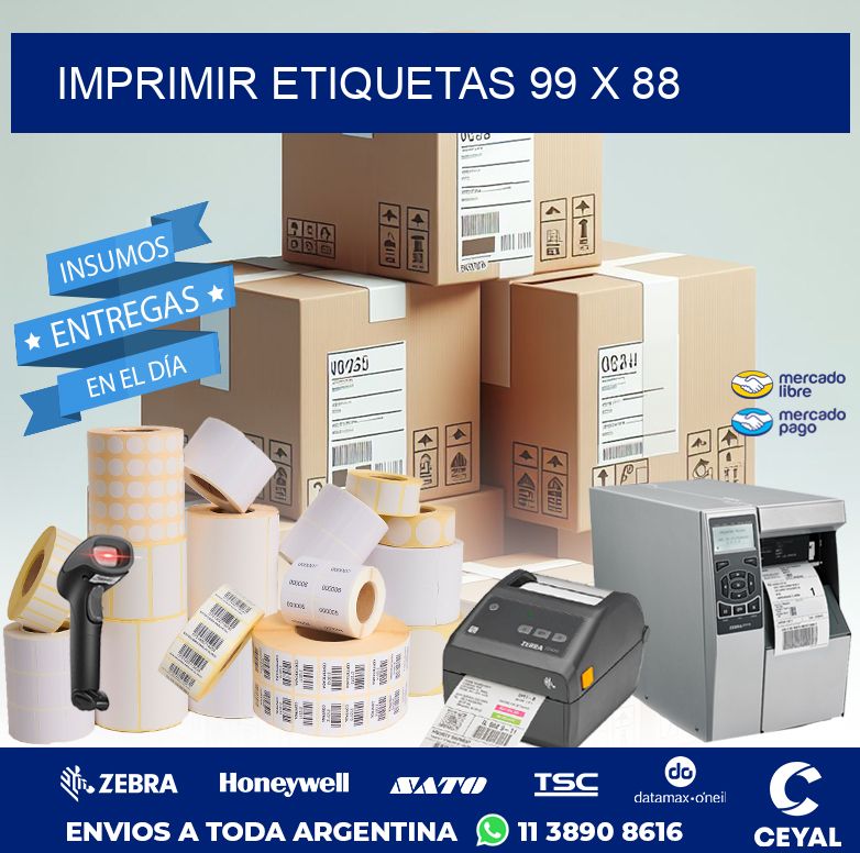 IMPRIMIR ETIQUETAS 99 x 88