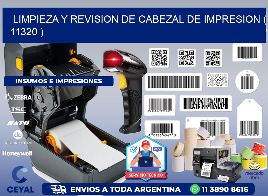 LIMPIEZA Y REVISION DE CABEZAL DE IMPRESION ( 11320 )