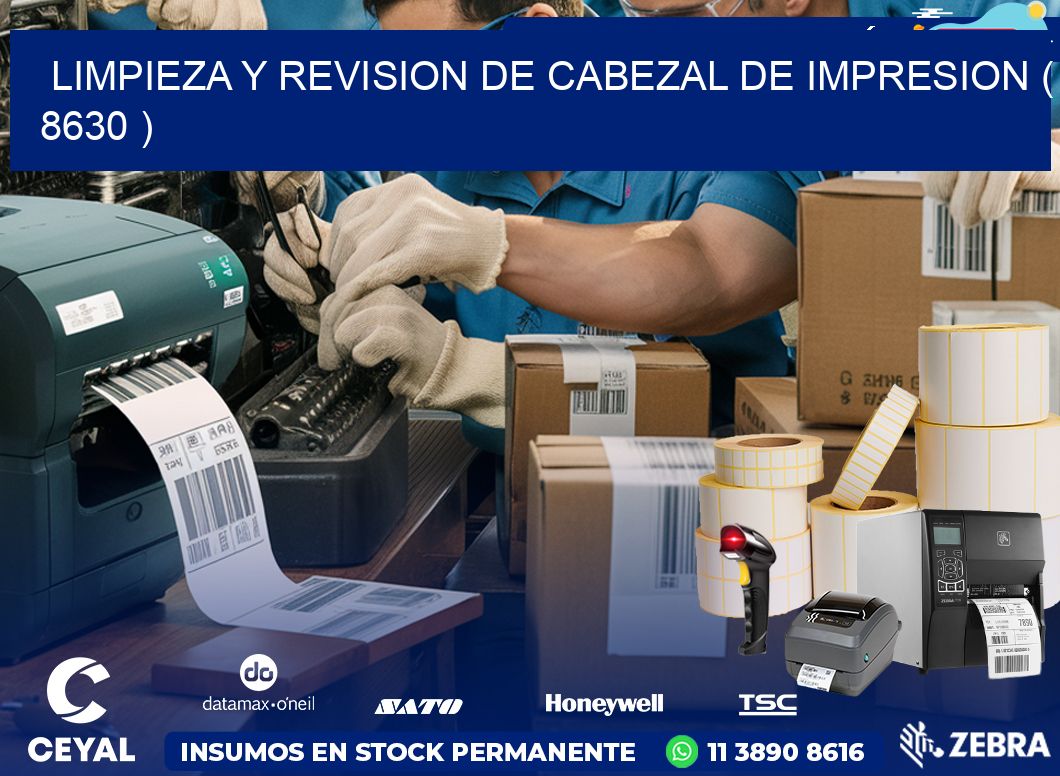 LIMPIEZA Y REVISION DE CABEZAL DE IMPRESION ( 8630 )