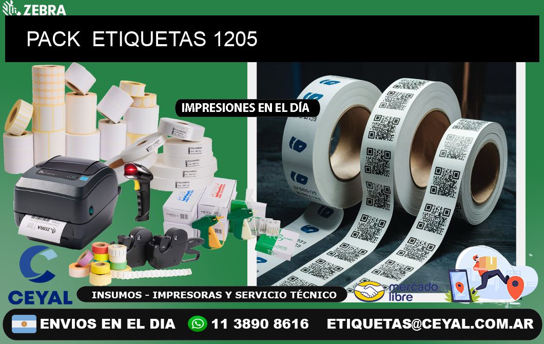 PACK ETIQUETAS 1205