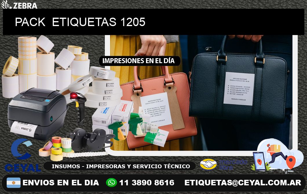 PACK ETIQUETAS 1205