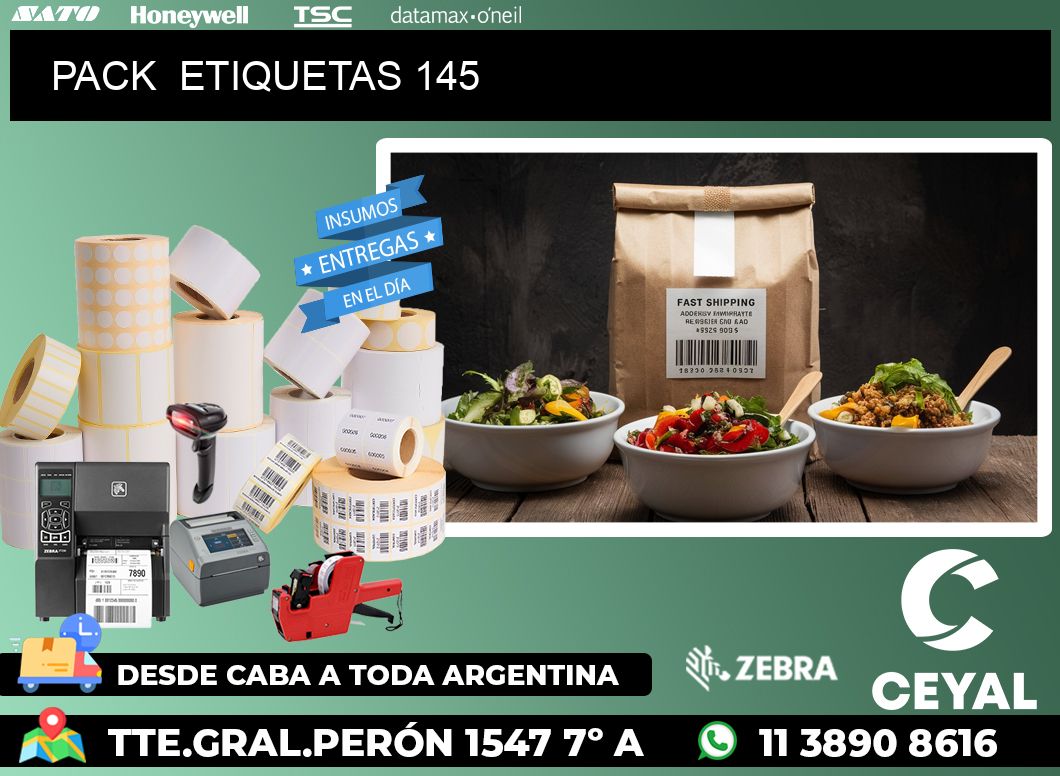 PACK ETIQUETAS 145