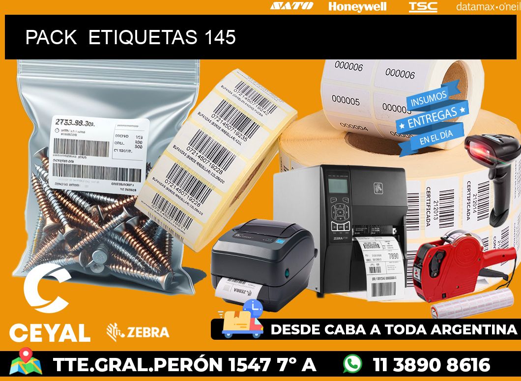PACK ETIQUETAS 145