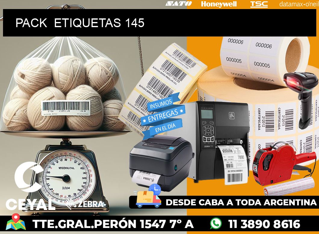 PACK ETIQUETAS 145