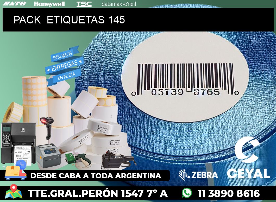 PACK ETIQUETAS 145