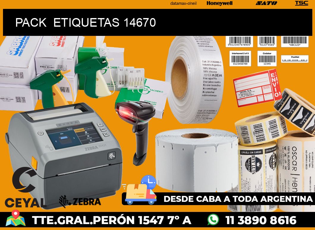 PACK ETIQUETAS 14670