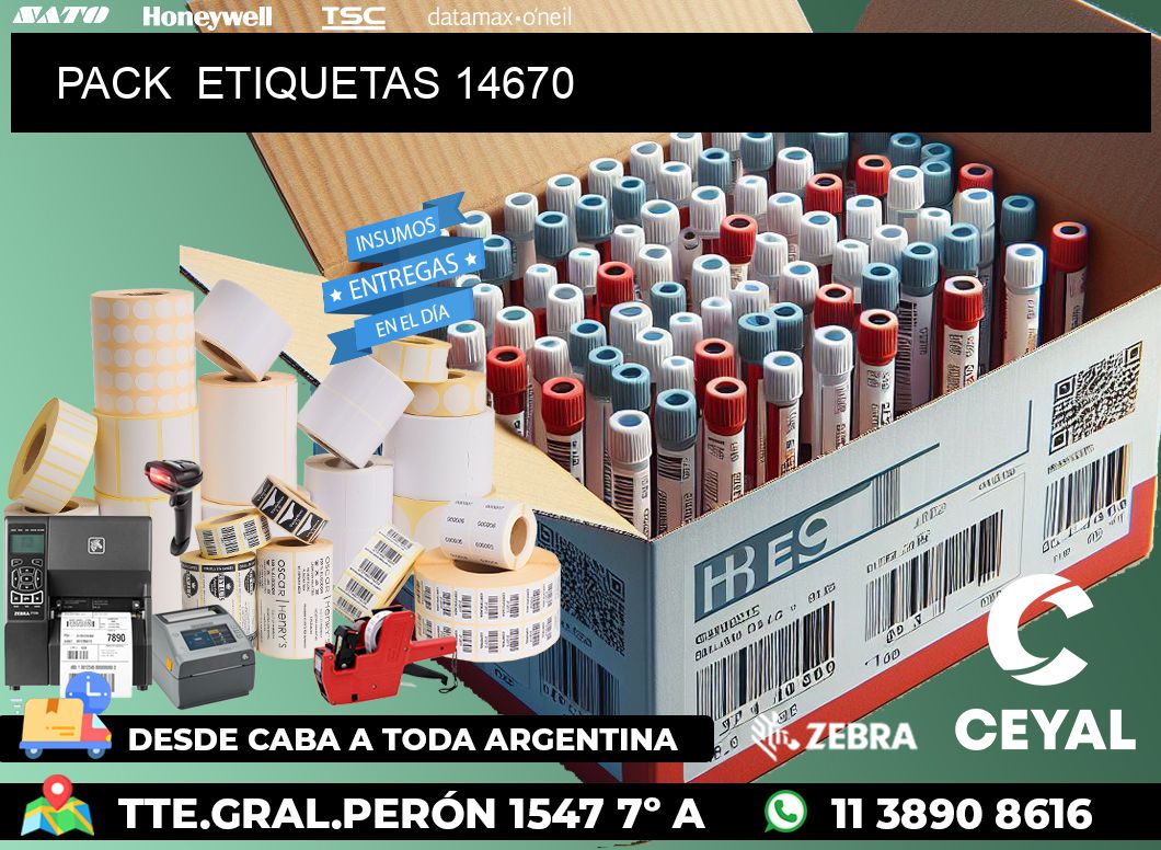 PACK ETIQUETAS 14670
