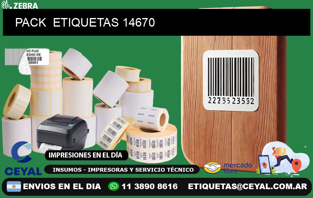 PACK ETIQUETAS 14670