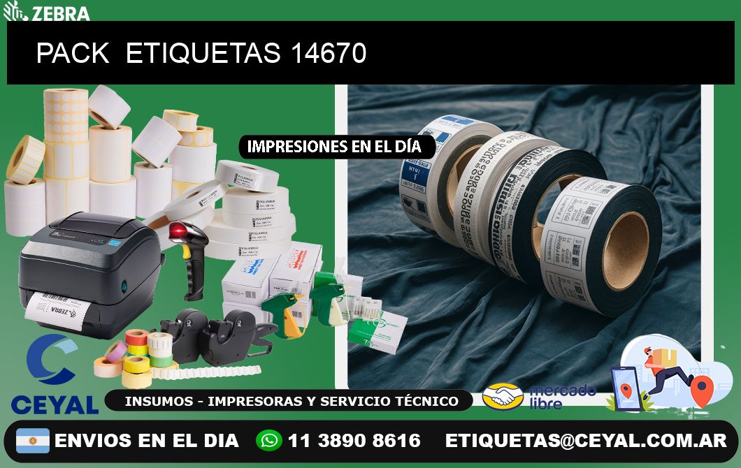 PACK ETIQUETAS 14670