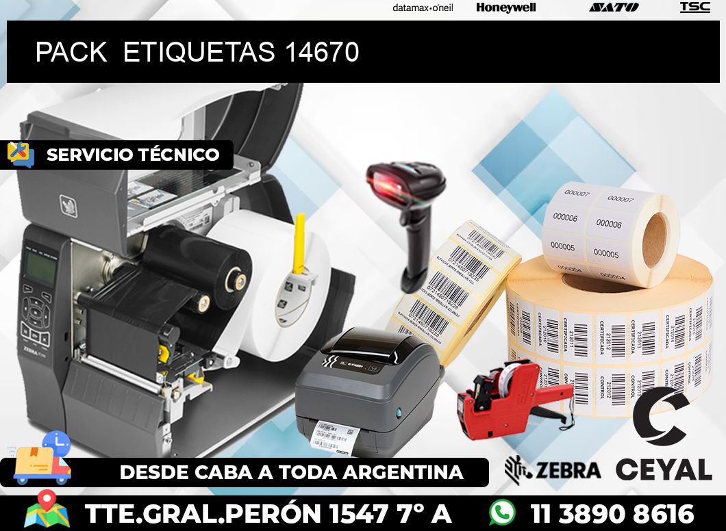 PACK ETIQUETAS 14670