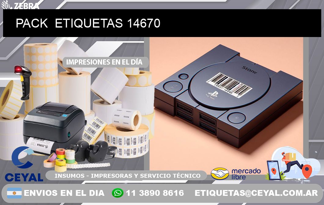 PACK ETIQUETAS 14670