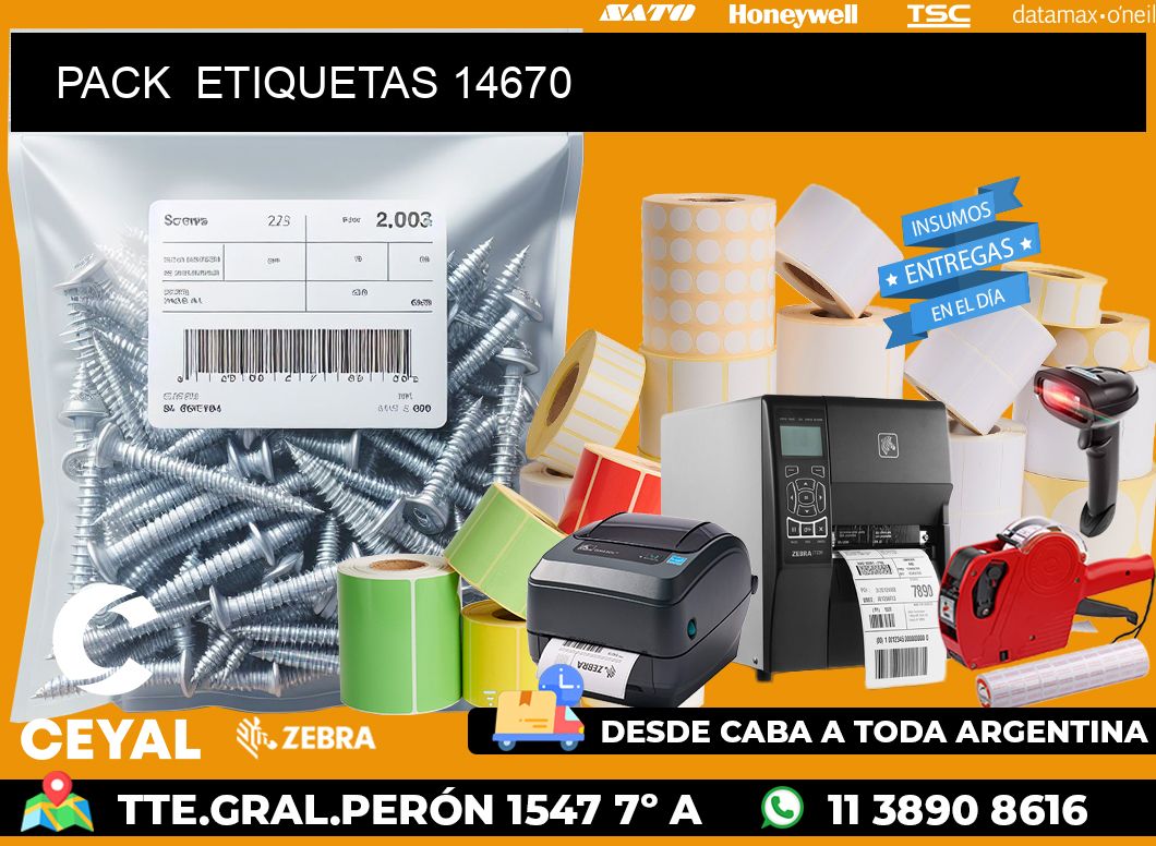PACK ETIQUETAS 14670