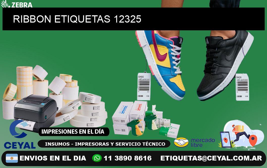 RIBBON ETIQUETAS 12325