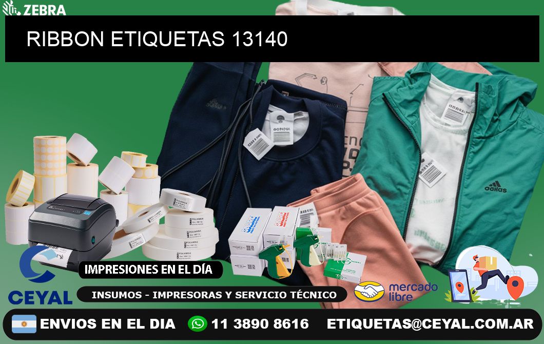 RIBBON ETIQUETAS 13140