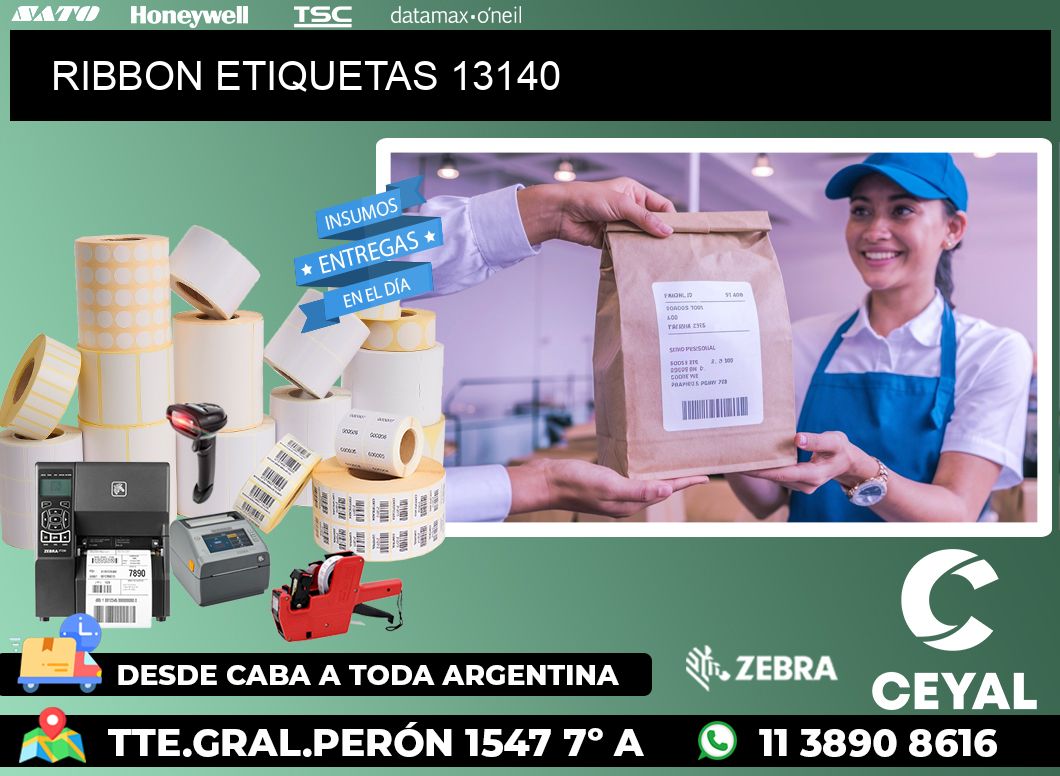 RIBBON ETIQUETAS 13140