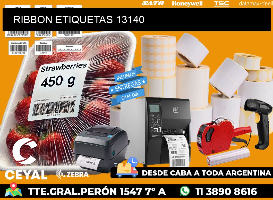 RIBBON ETIQUETAS 13140