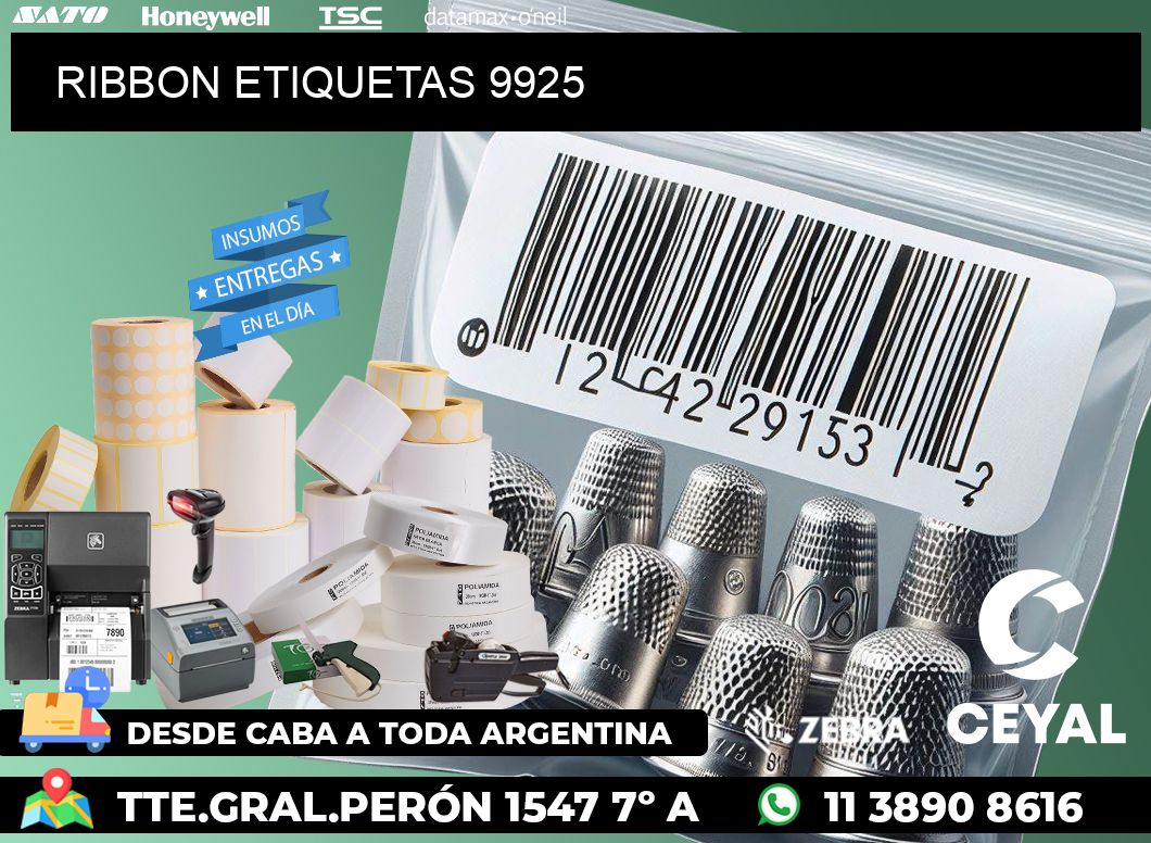 RIBBON ETIQUETAS 9925