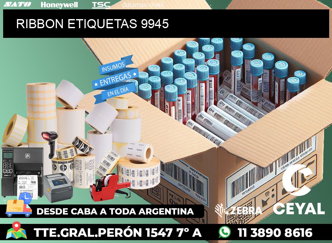 RIBBON ETIQUETAS 9945