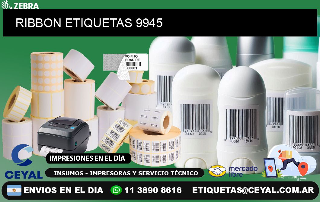 RIBBON ETIQUETAS 9945