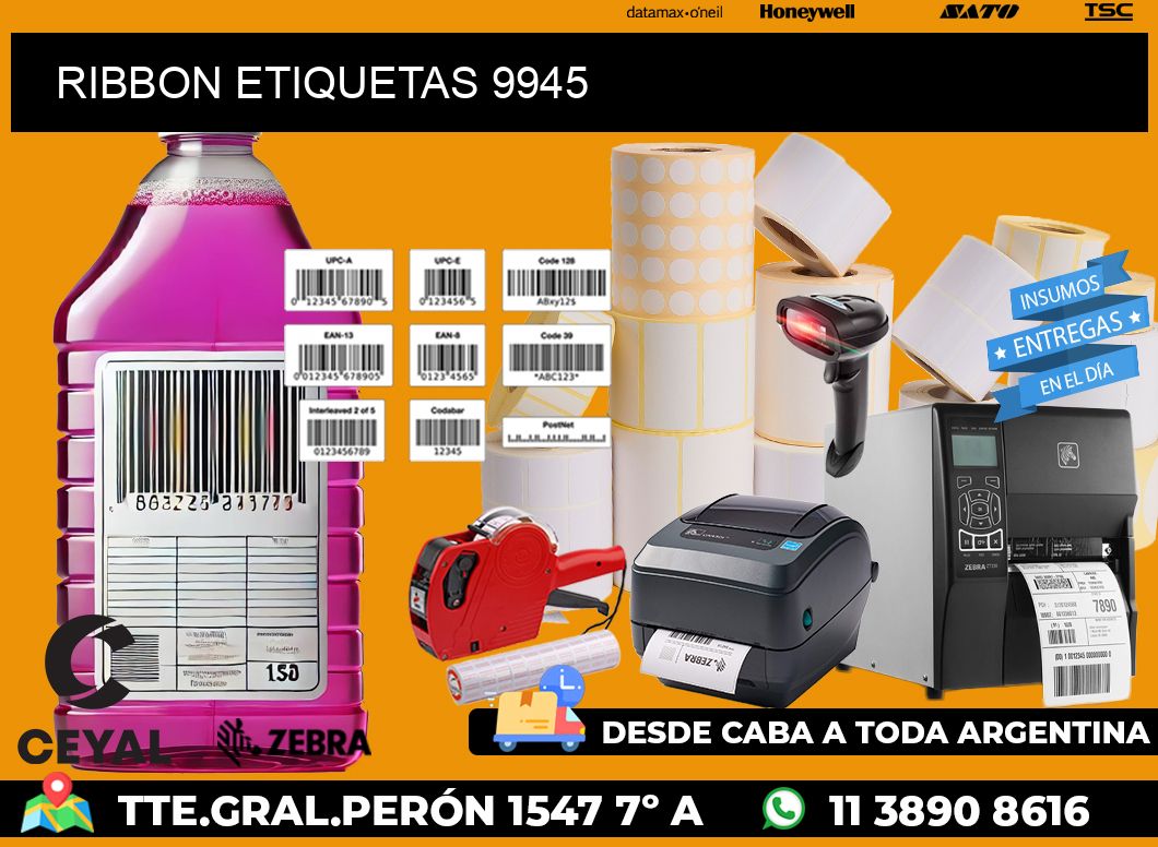 RIBBON ETIQUETAS 9945