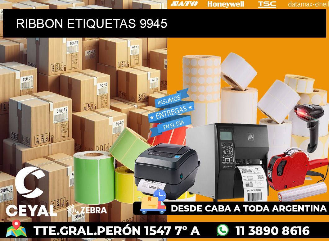 RIBBON ETIQUETAS 9945