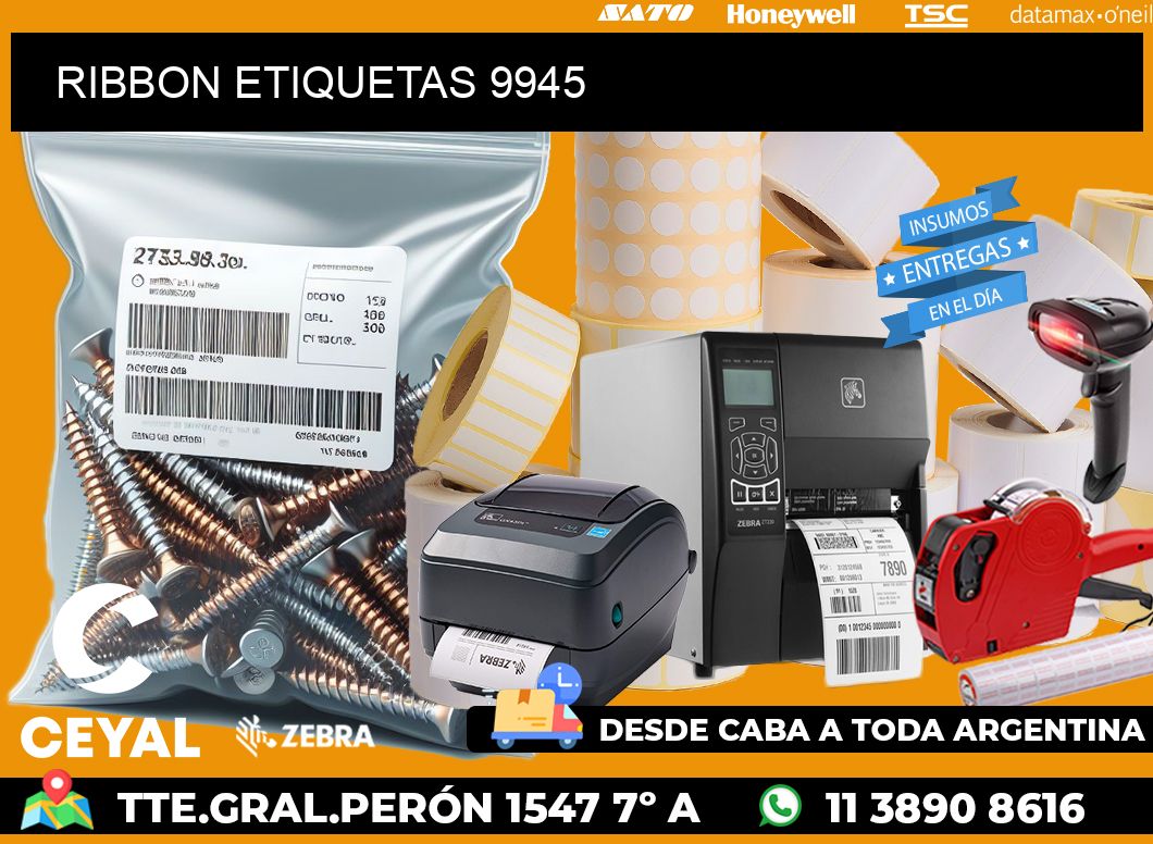 RIBBON ETIQUETAS 9945
