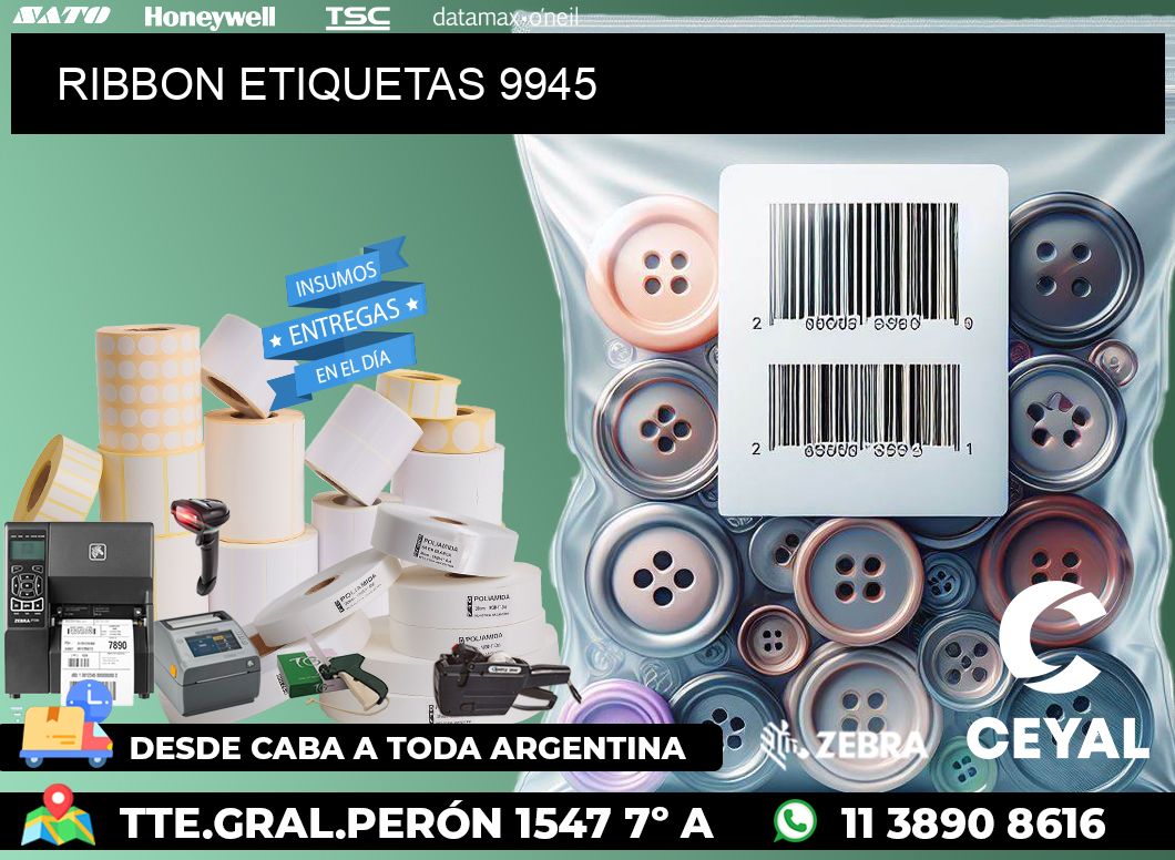 RIBBON ETIQUETAS 9945